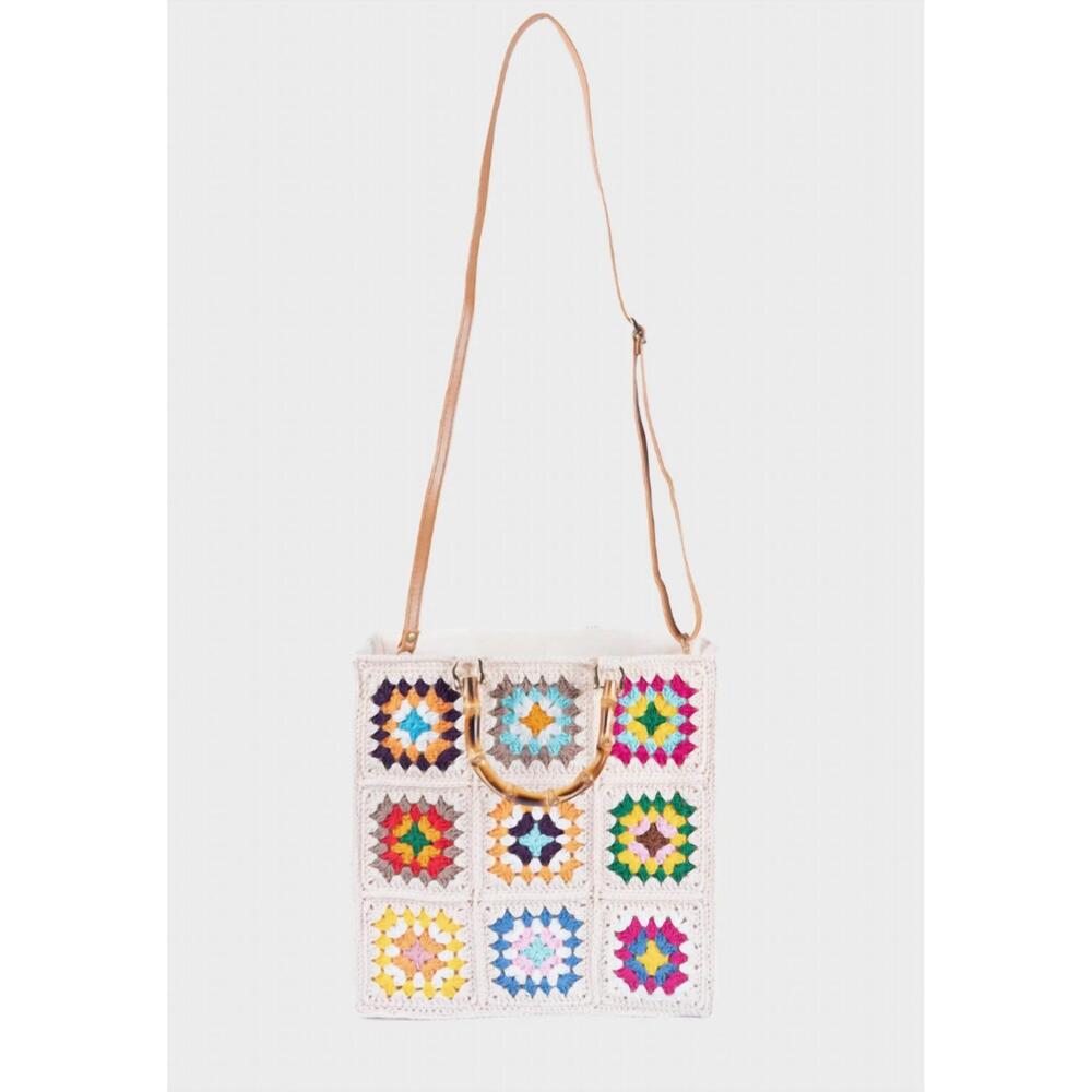 NEW JELAVU women's rainboaw crossbody bag in rainbow